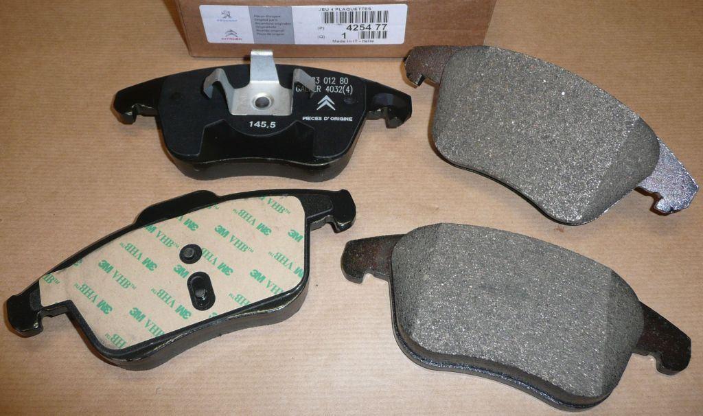 PLAQUETTE DE FREIN.CITROEN C4 P307,308,508 AVA 4254.77 425477.