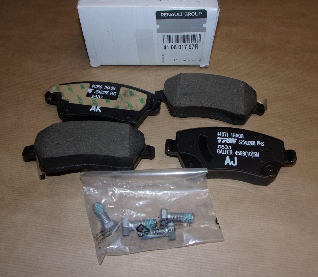 PLAQUETTE DE FREIN.DACIA DUSTER I 410601797R.