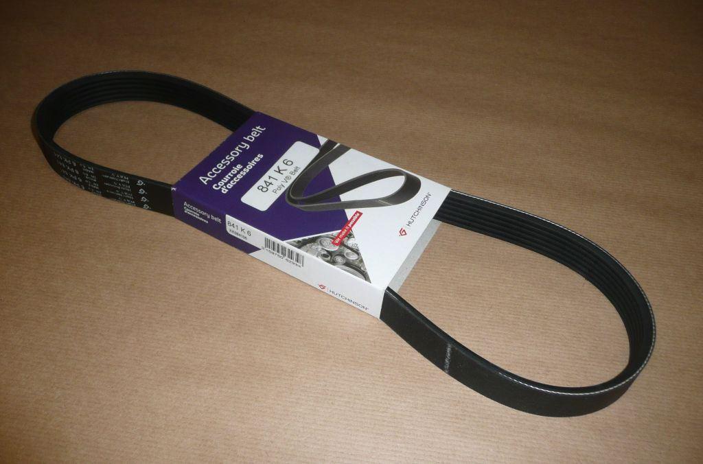 COURROIE TRAPÉZOIDALE.6PK841 1.6,2.8DTI 7700300614.