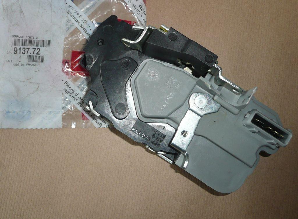 SERRURE DE PORTE PEUGEOT 206 ARRIERE GAUCHE 9137.72 913772.