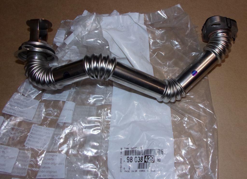 CÂBLE EGR CITROEN BERLINGO,C3,PEUGEOT 208 1.6HDI 9803842980.