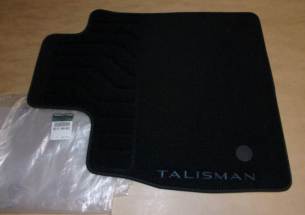 TAPIS EN VELOUR RENAULT TALISMAN 8201599663.