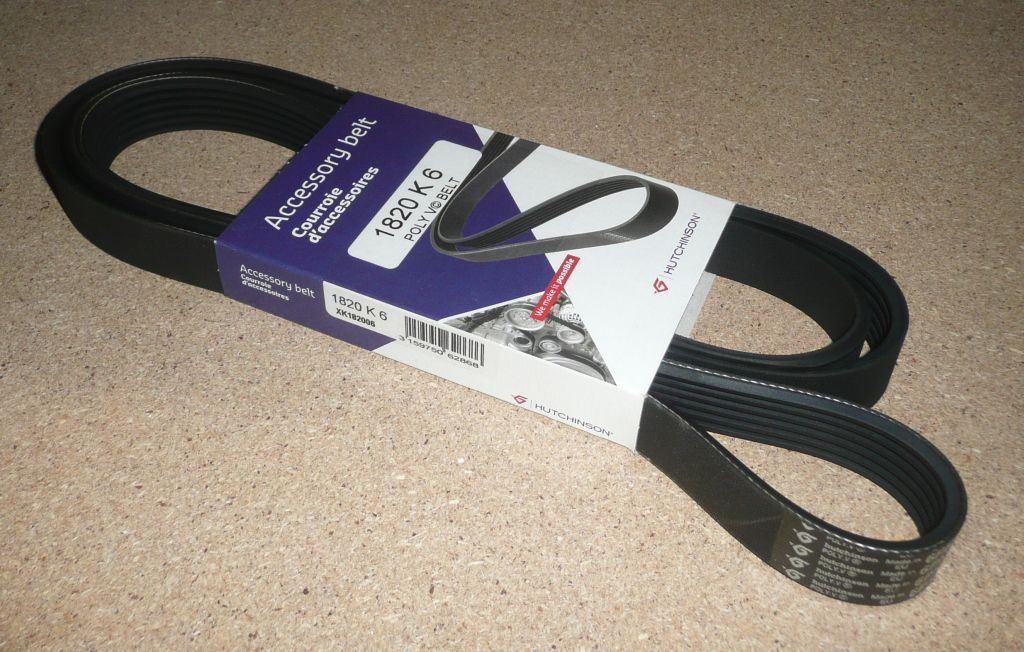COURROIE TRAPÉZOIDALE.6PK1820 1.4,1.6,1. 8200598964.