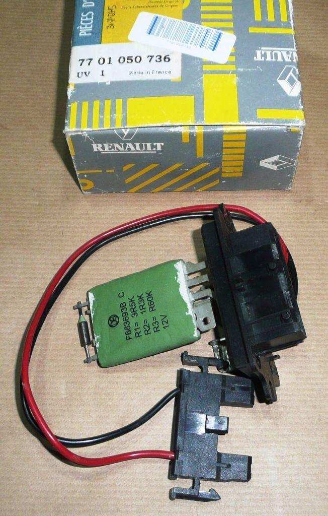 RÉSISTANCE A LA SOUFFLERIE RENAULT CLIO II 7701050736.