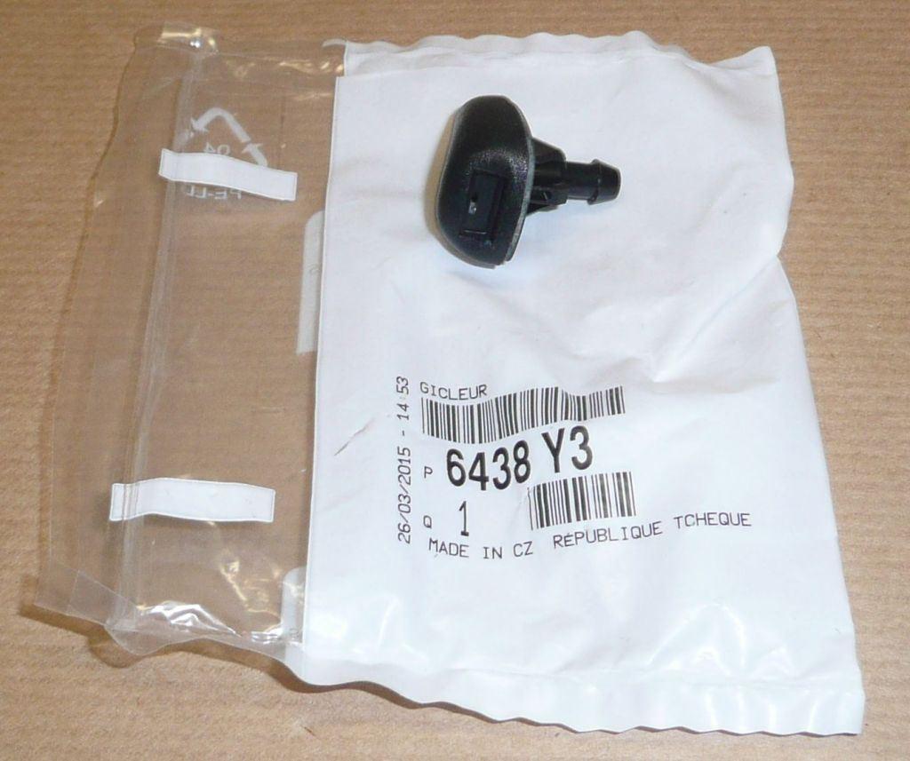 EMBOUT DU SYSTEME DE LAVE.GLACE PEUGEOT 207,30 6438.Y3 6438Y3.