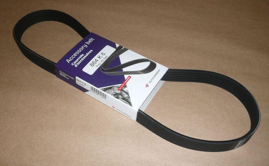 COURROIE TRAPÉZOIDALE.6PK864 1.9D 5750.S2 5750S2.