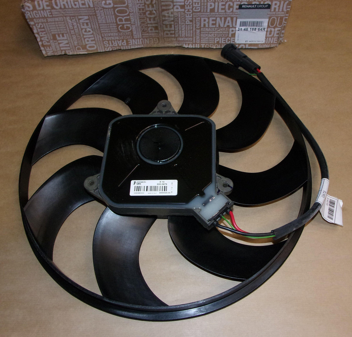 VENTILATEUR COMPLET.RENAULT ZOE 214818864R.
