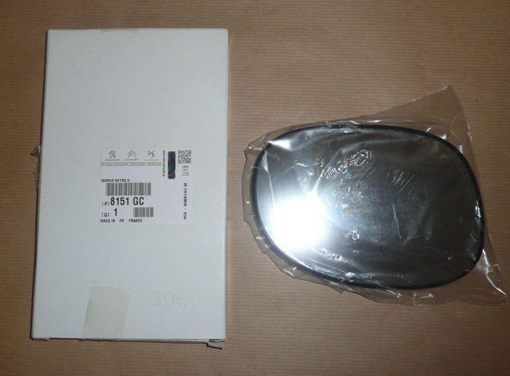MIROIR DE RETROVISEUR EXTERIEUR CITROEN C2,C3 8151.GC 8151GC.