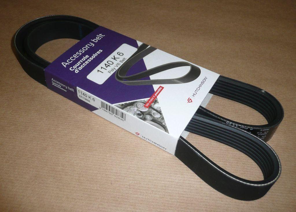 COURROIE TRAPÉZOIDALE.6PK1140 1.9DTI 9656444980.