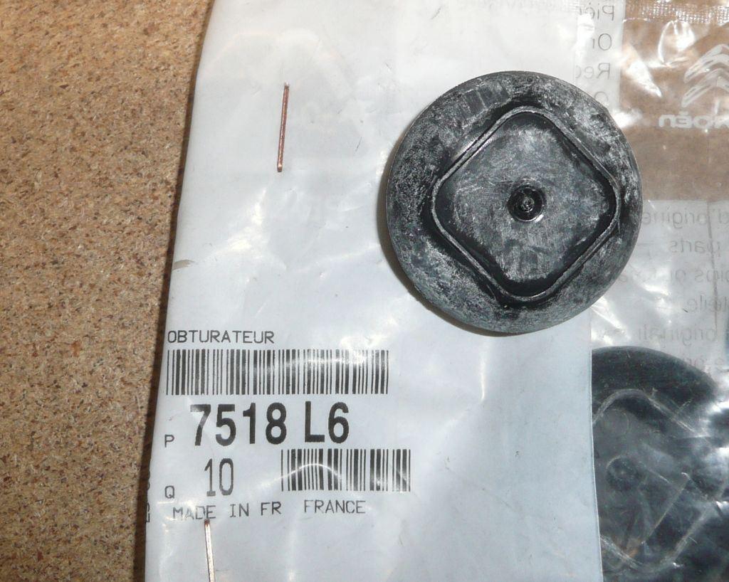 OBTURATEUR CITROEN BERLINGO III 7518.L6 7518L6.