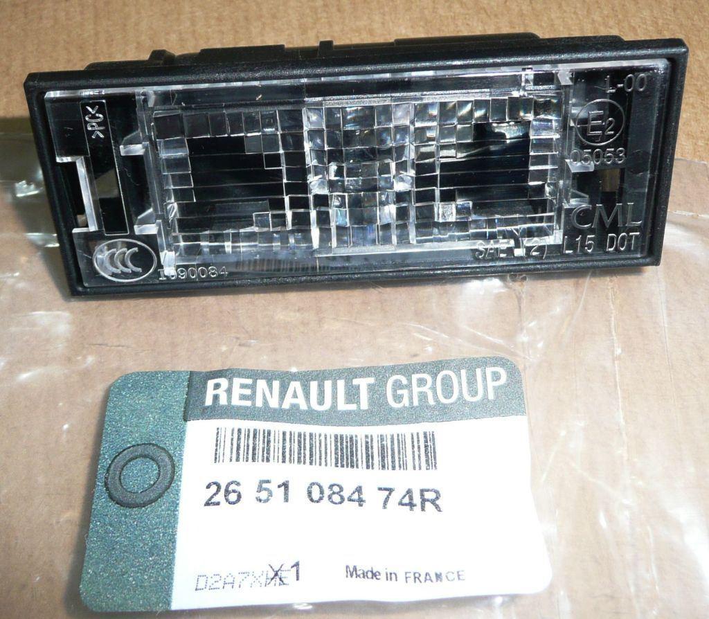 VEILLEUSE DE PLAQUE.RENAULT MEGANE III 265108474R.