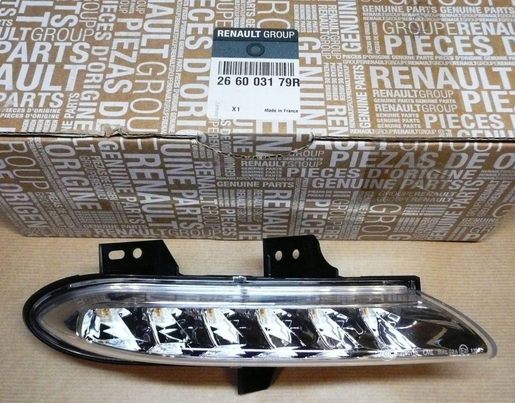 FEU DE JOUR LED RENAULT SCENIC III DROITE 266003179R.