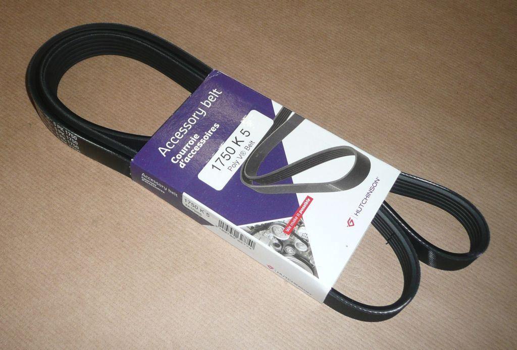 COURROIE TRAPÉZOIDALE.5PK1750 1.4,1.6 CL 7700111671.