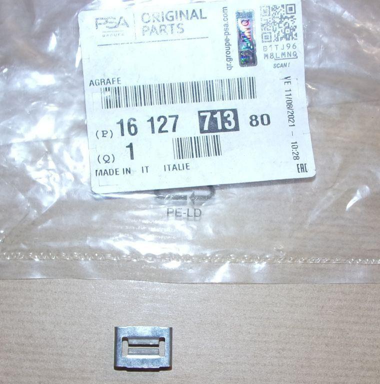 AGRAFE ENJOLIVEUR DE CALANDRE CITROEN JUMPER I 1612771380.