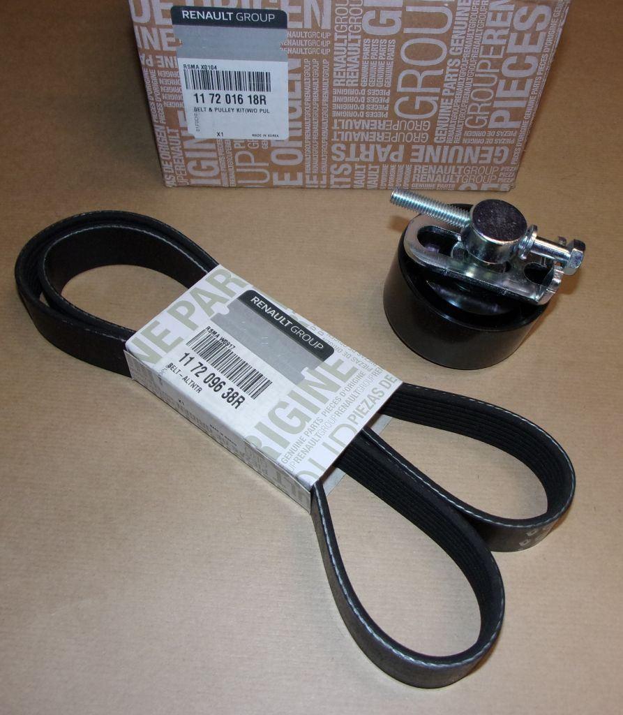 KIT DE COURROIE D'ACCESSOIRE.RENAULT FLUENCE 1 117201618R.