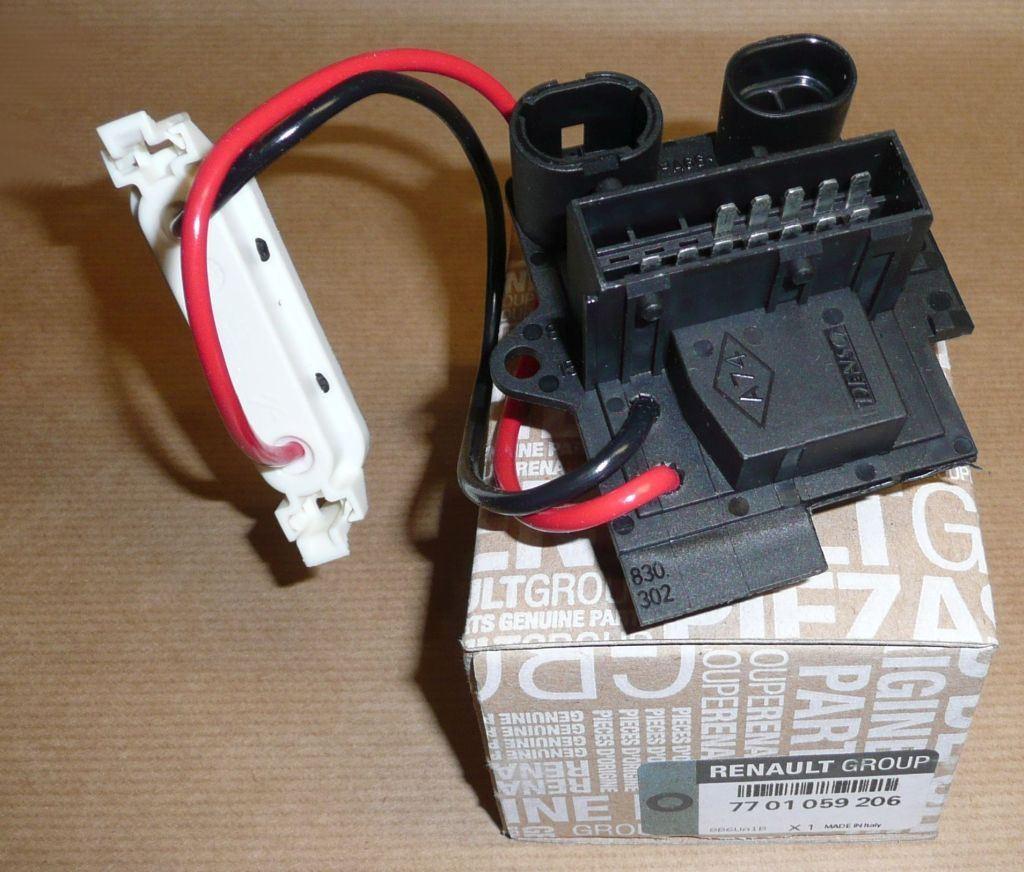 CONTRÔLEUR DE VENTILATEUR RENAULT CLIO II,KANG 7701059206.