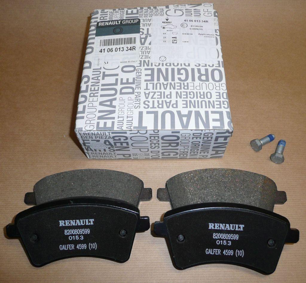 PLAQUETTE DE FREIN.RENAULT KANGOO II AVANT 410601334R.