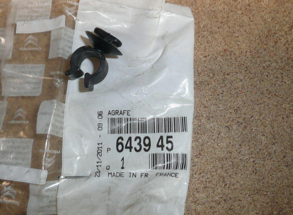 COLLIER DE SERRAGE LAVE GLACE.CITROEN BERLINGO 6439.45 643945.