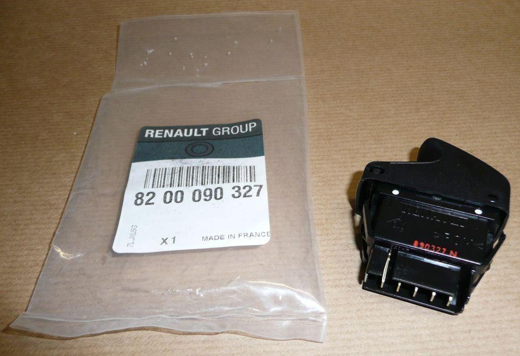 BOUTON LEVE-VITRE RENAULT KANGOO 6 PIN 8200090327.