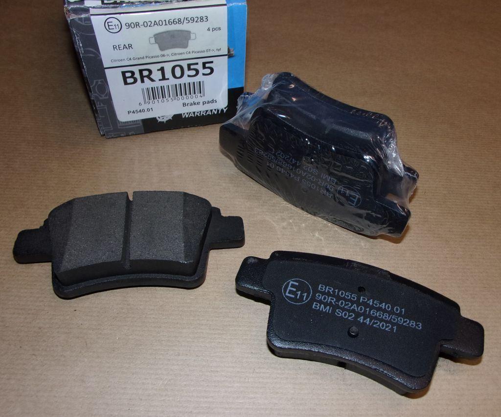 PLAQUETTE DE FREIN.CITROEN C4 PICASSO ARRIERE 4253.71 425371.