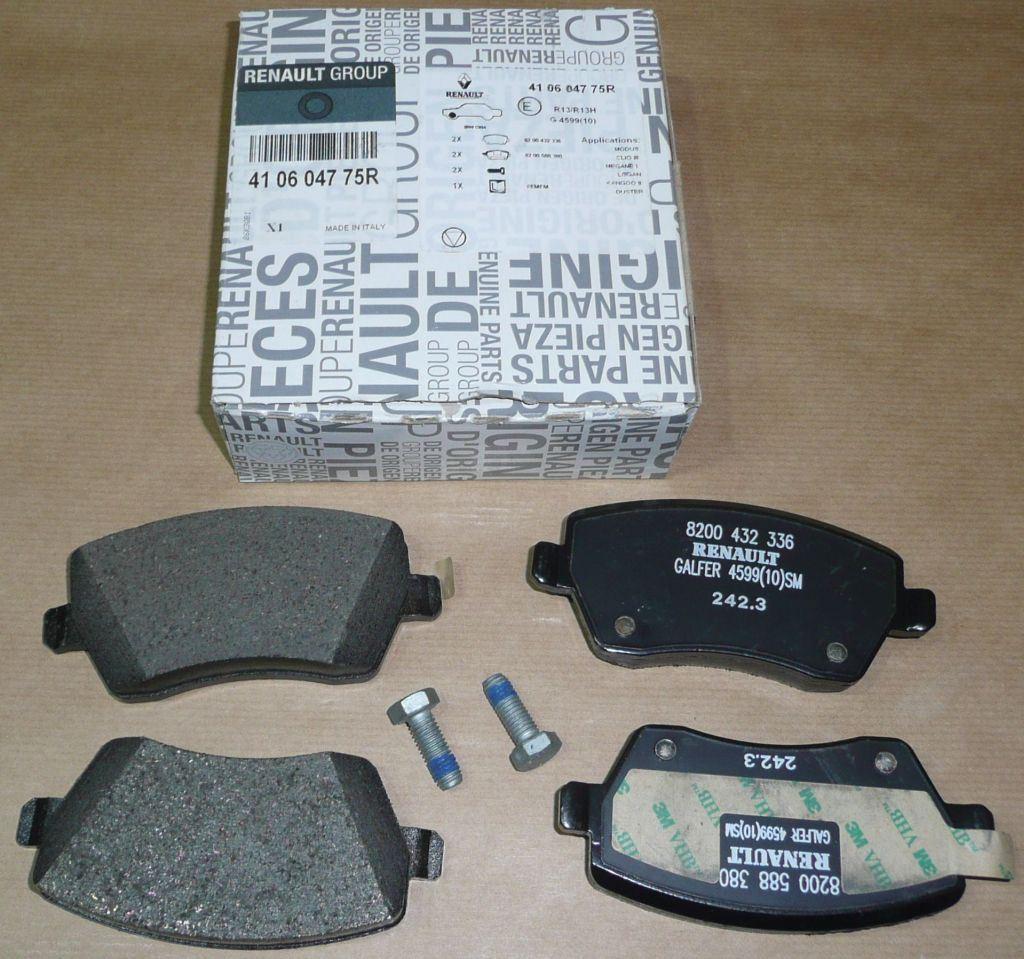 PLAQUETTE DE FREIN.RENAULT CLIO III,DACIA DUSTER A 410604775R.