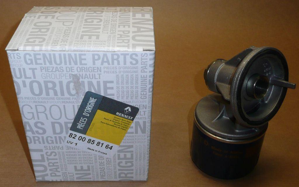 SUPPORT FILTRE HUILE RENAULT CLIO II,KANGOO 8200858164.