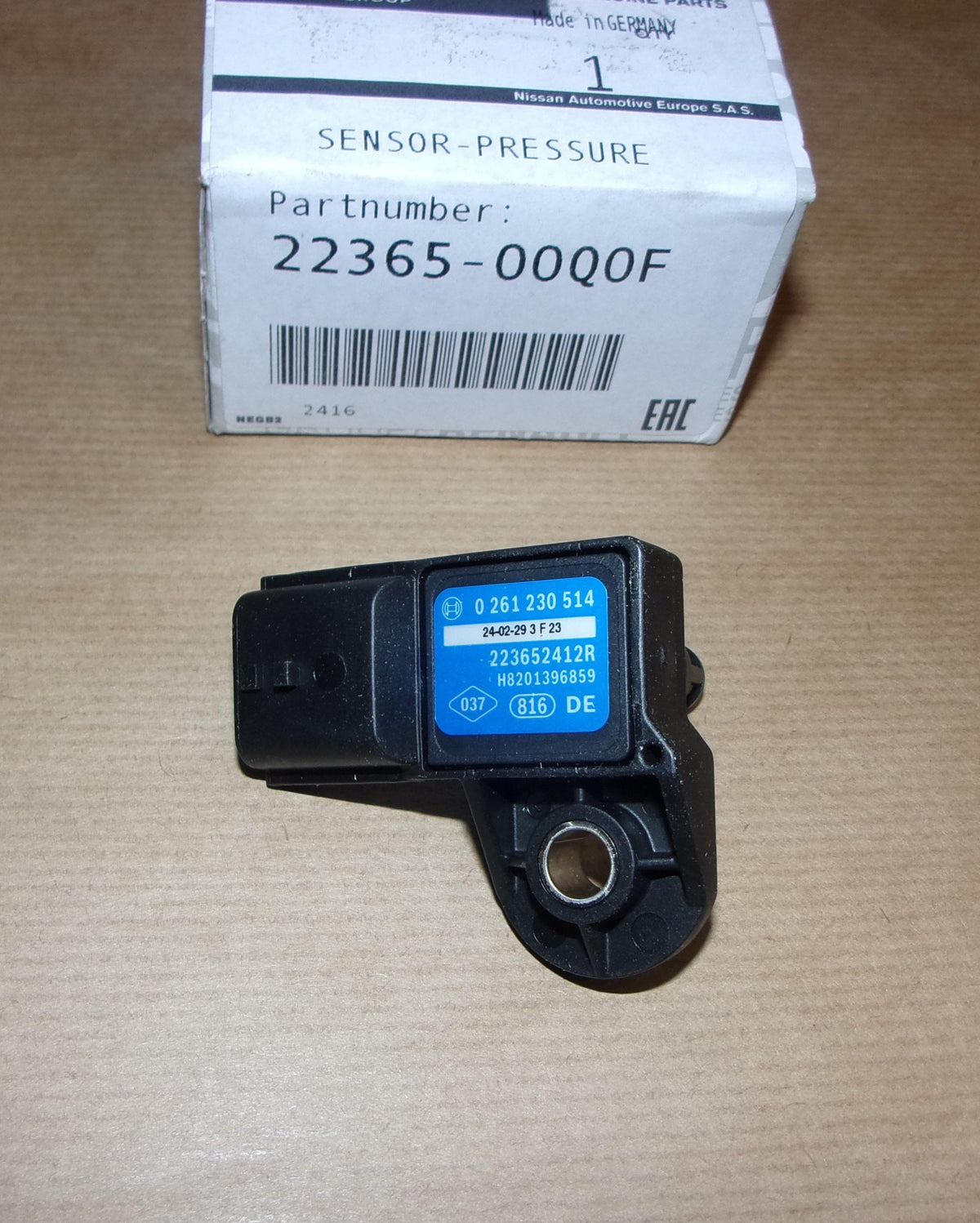 CAPTEUR PRESSION AIR ADMISSION 2236500Q0F.