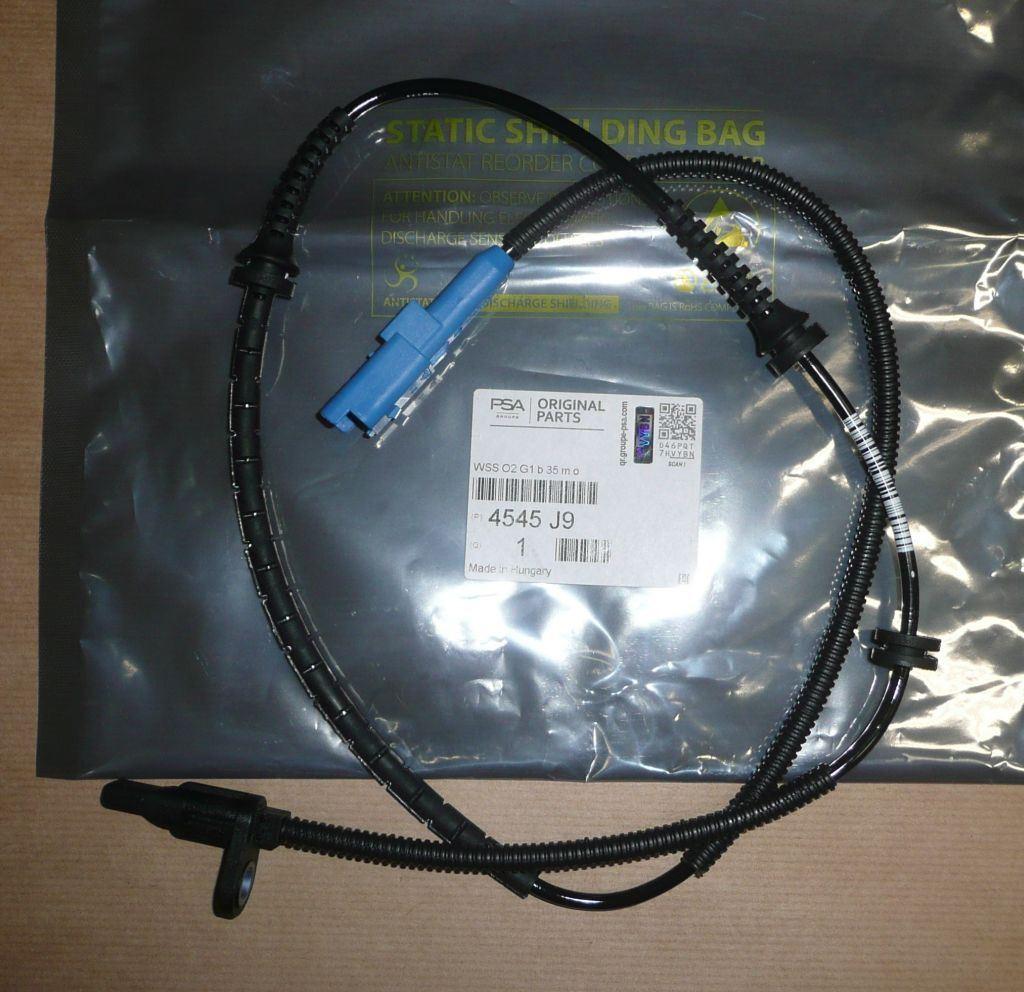 CAPTEUR ABS CITROEN C3 PEUGEOT 207,208 AVANT 4545.J9 4545J9.
