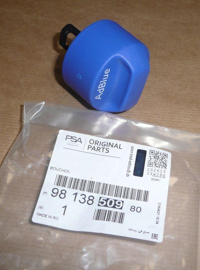 BONCHON DE RESERVOIR ADBLUE CITROEN C3,C4,PEUGEOT 20 9813850980.