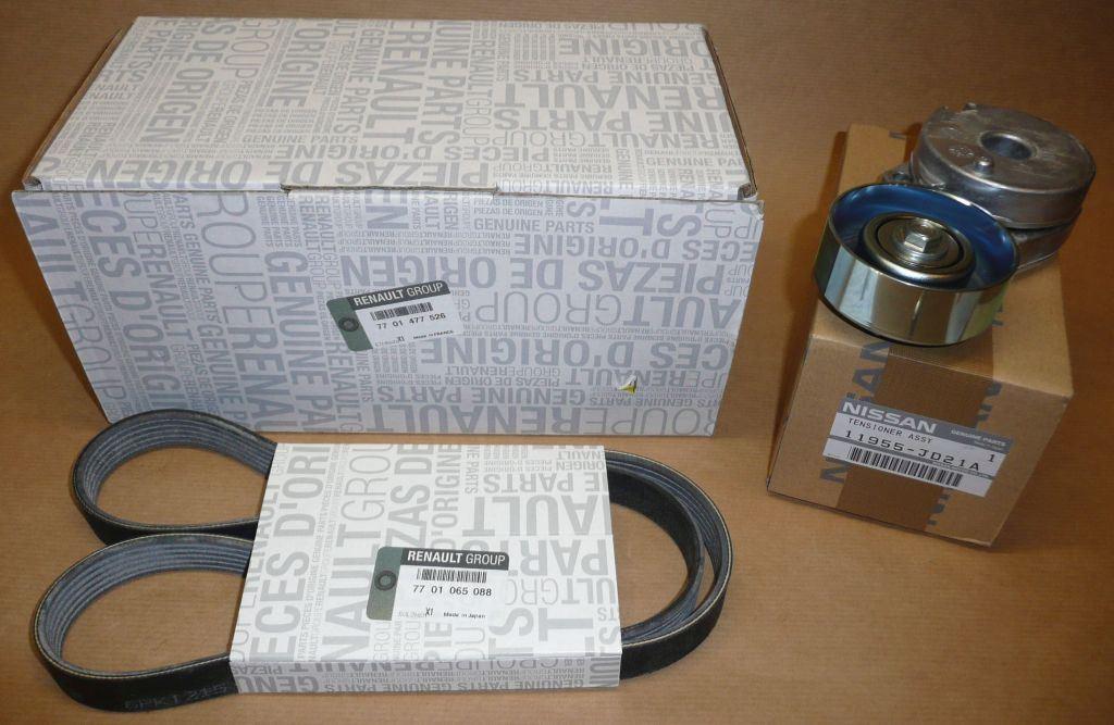 KIT DE COURROIE D'ACCESSOIRE.RENAULT CLIO III 7701477526.