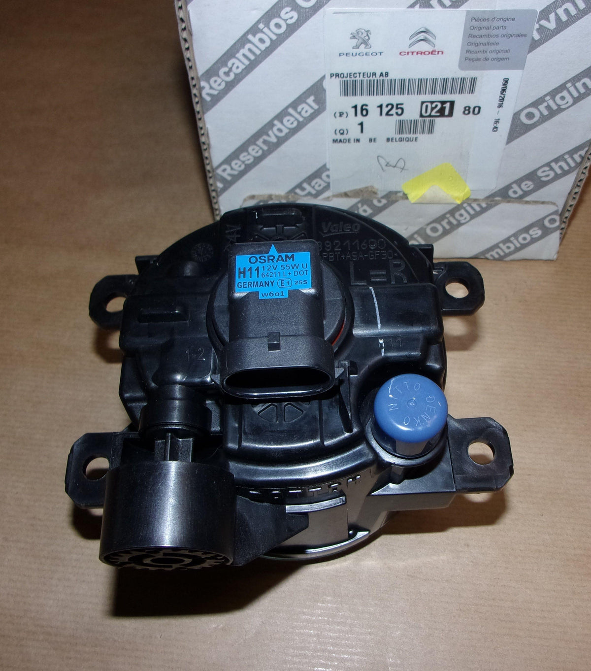 FEU AVANT ANTIBROUILLARD CITROEN JUMPER III AV 1612502180.