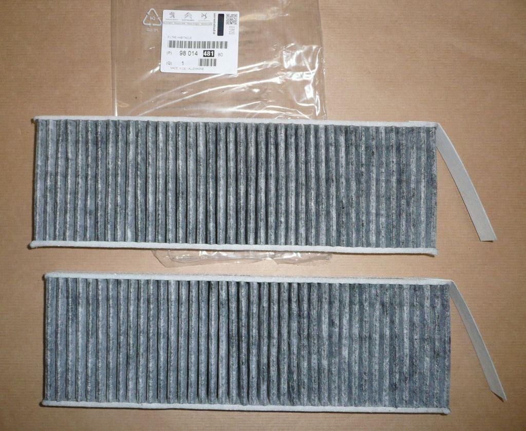 FILTRE D'HABITACLE CITROEN BERLINGO II,PEUGEOT 3008 9801448180.