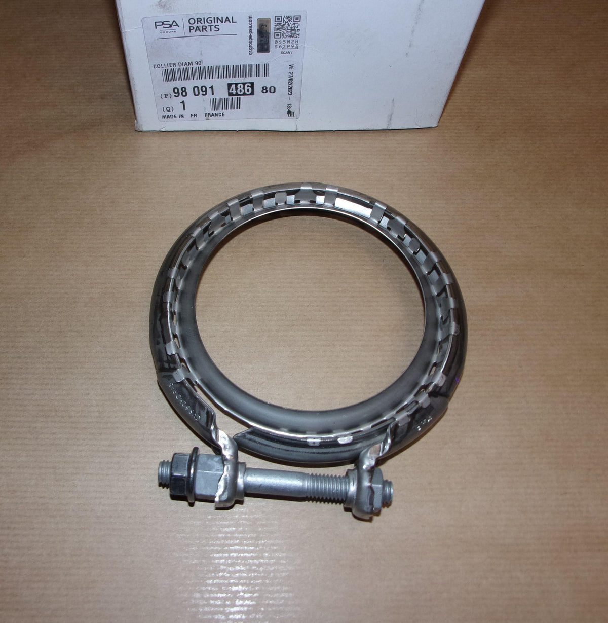 BANDEAU DU SYST.D'ÉCHAPPEMENT.CITROEN C4 PICAS 9809148680.