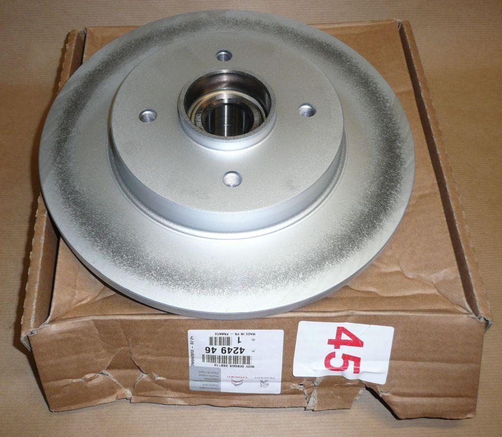 DISQUE DE FREIN.CITROEN BERLINGO III ARRIERE 4249.46 424946.