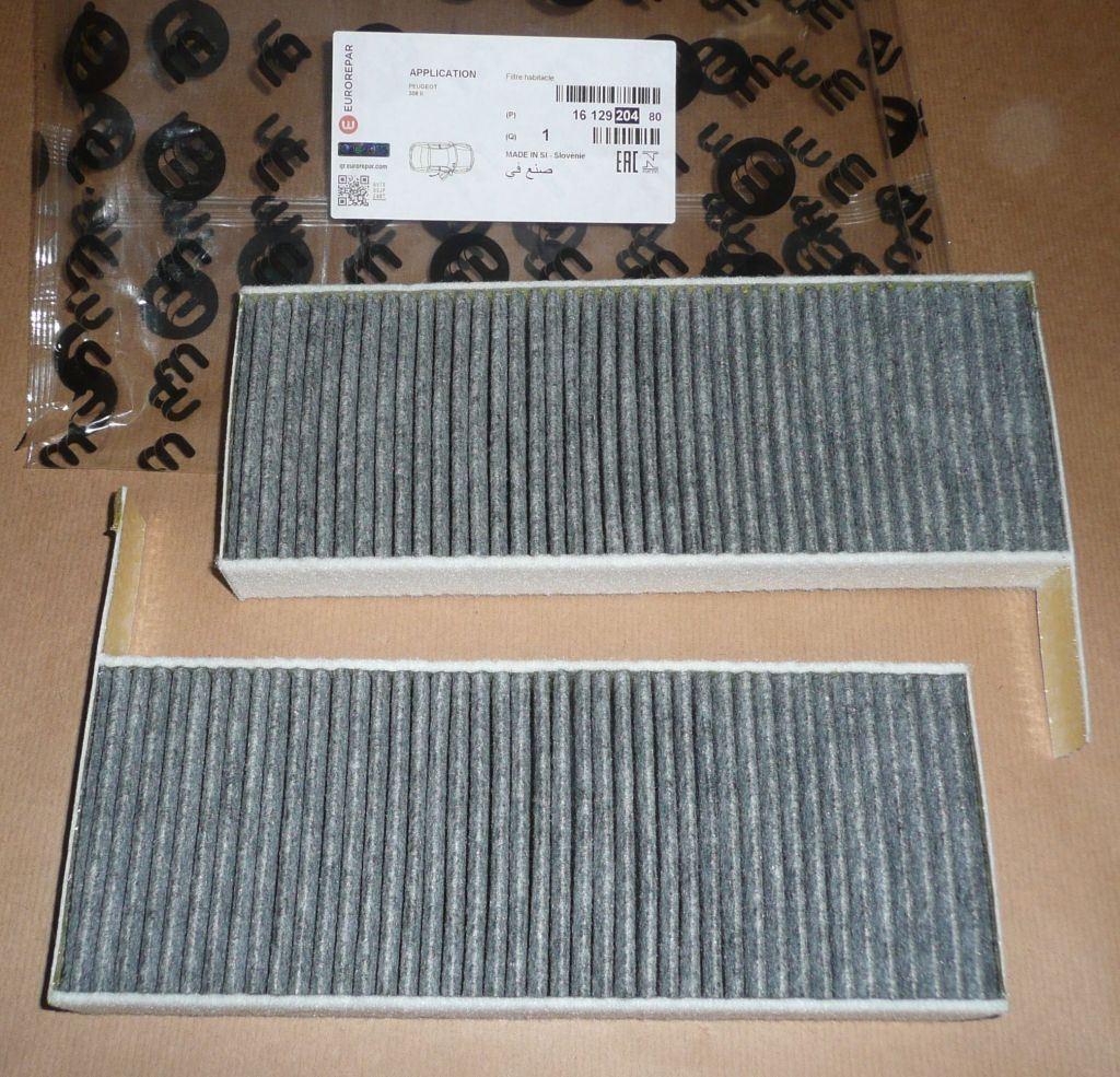 FILTRE D'HABITACLE PEUGEOT 308 II CARBON / CHA 1612920480.