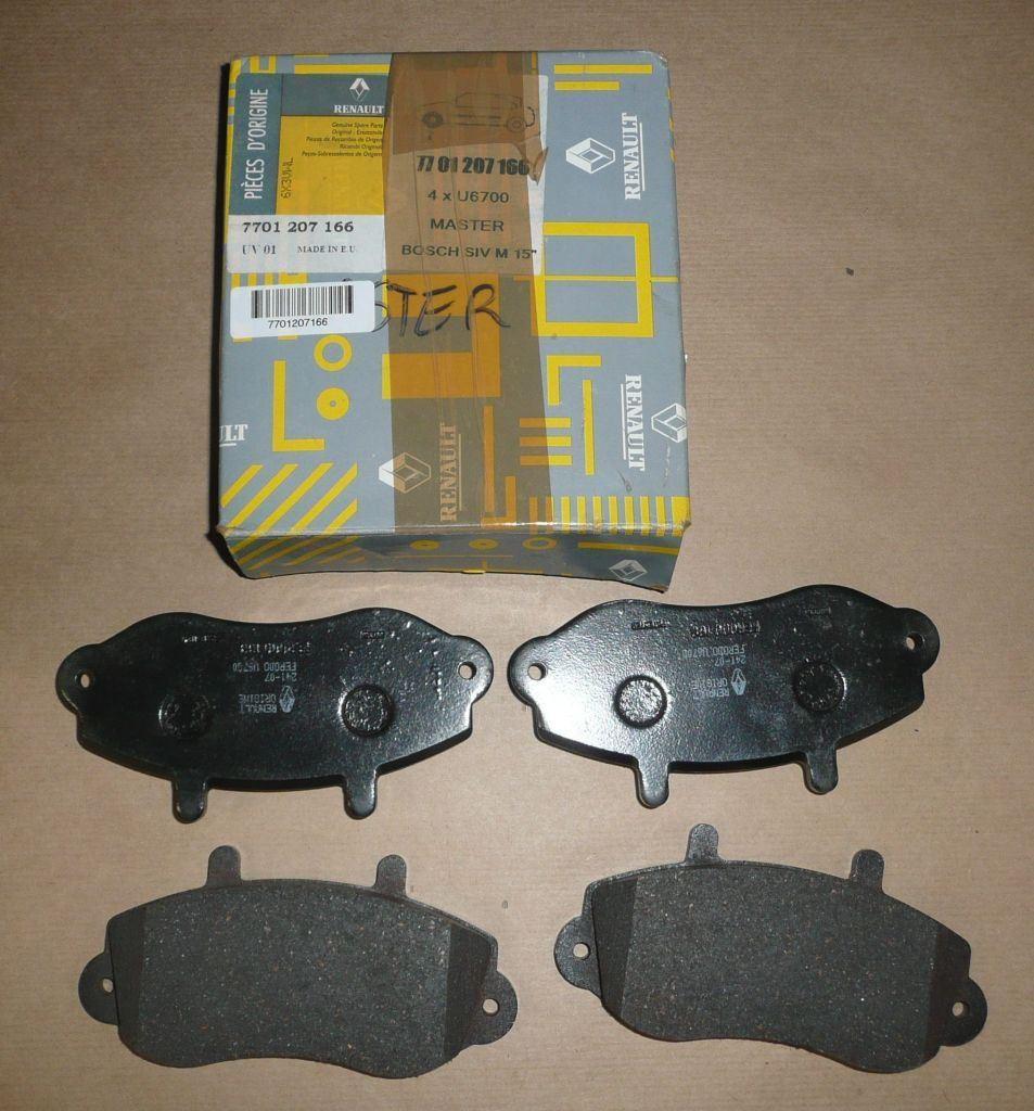 PLAQUETTE DE FREIN.RENAULT MASTER II AVANT 7701207166.