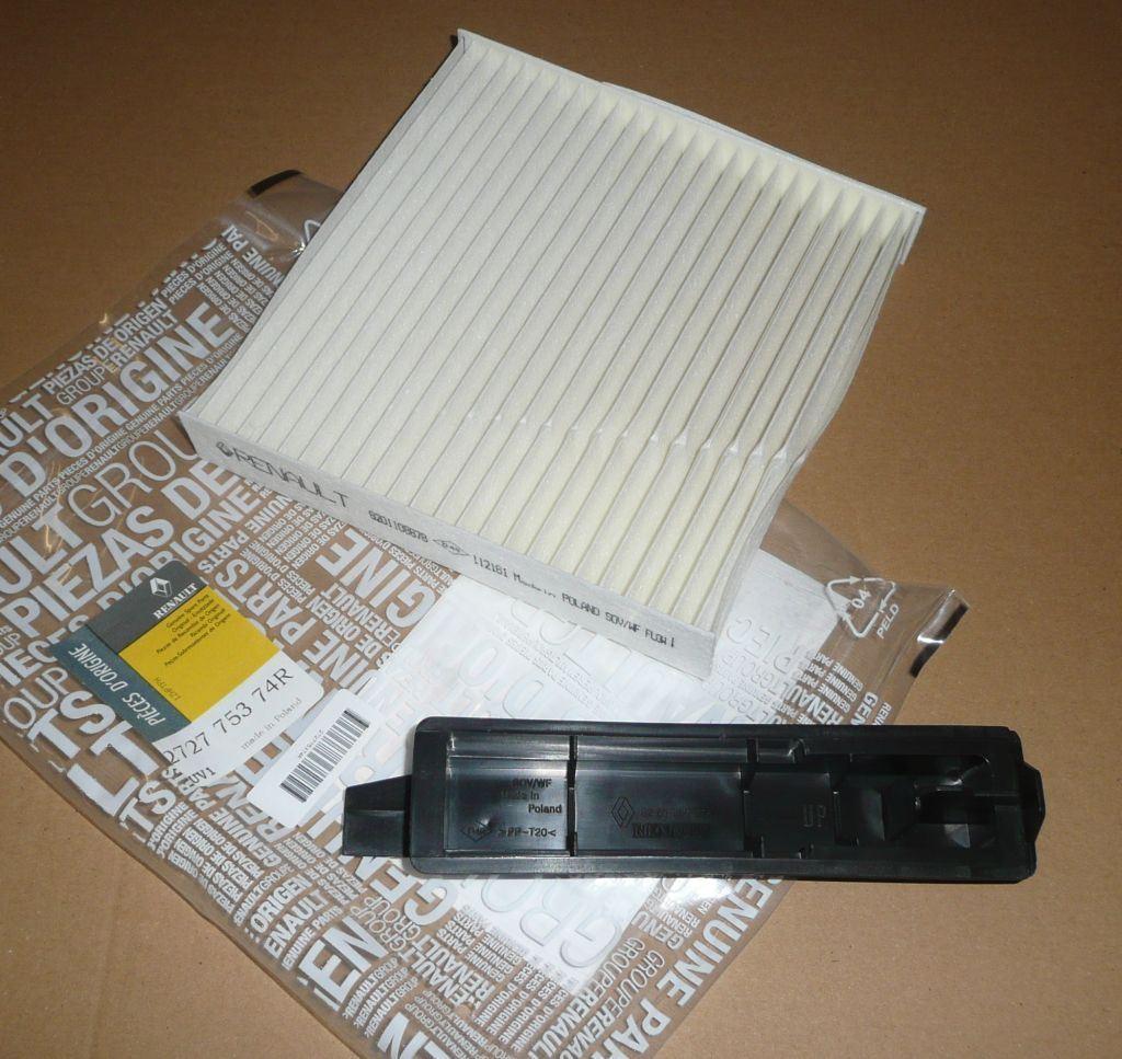 FILTRE D'HABITACLE RENAULT CLIO III,TWINGO II 272775374R.