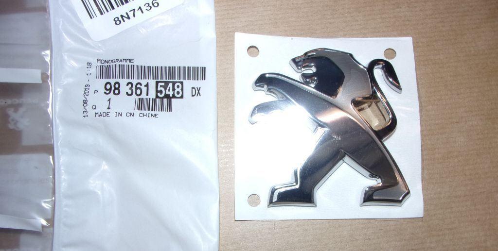 L'EMBLEME PEUGEOT 508 II ARRIERE 98361548DX.
