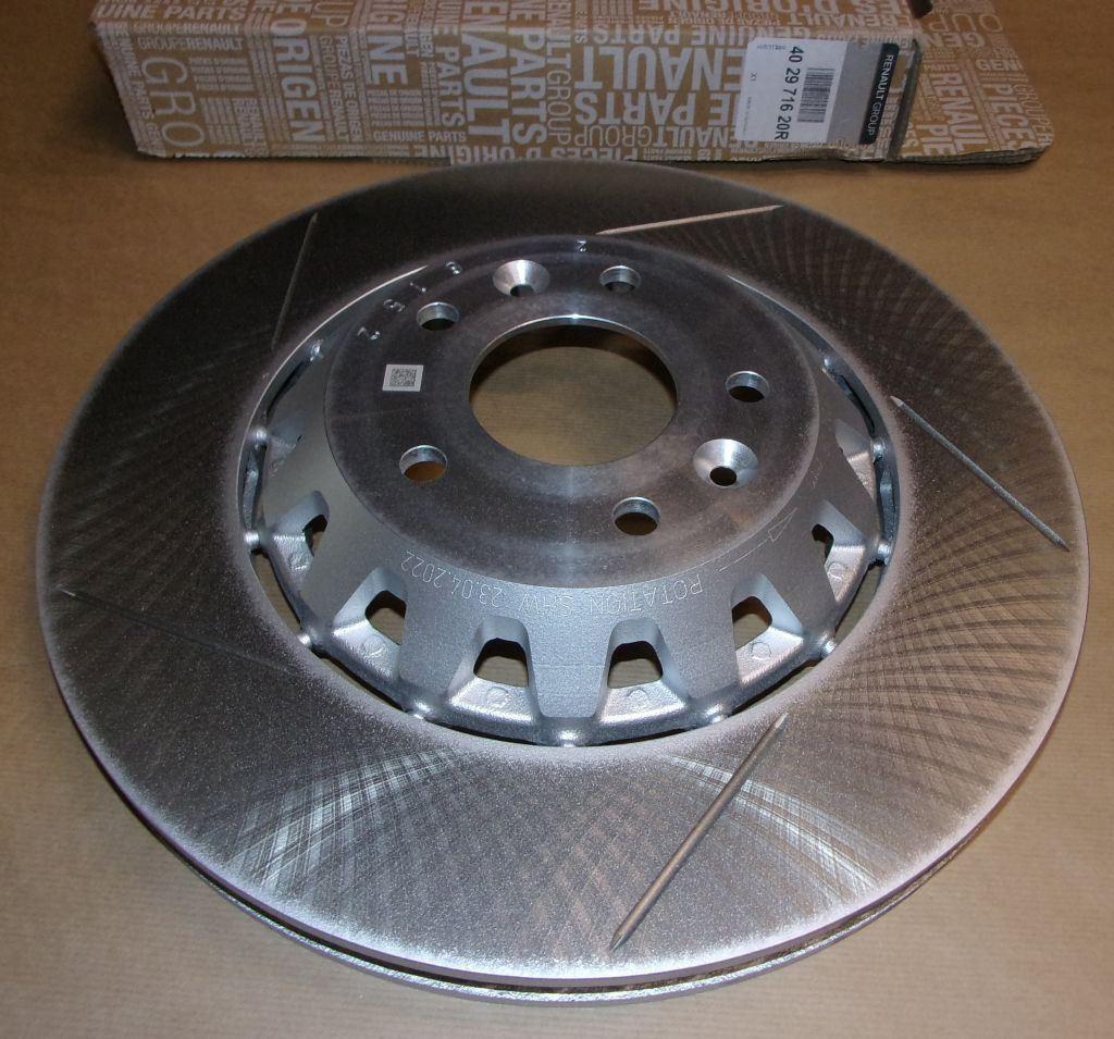 DISQUE DE FREIN.RENAULT MEGANE IV RS AVANT GAU 402971620R.