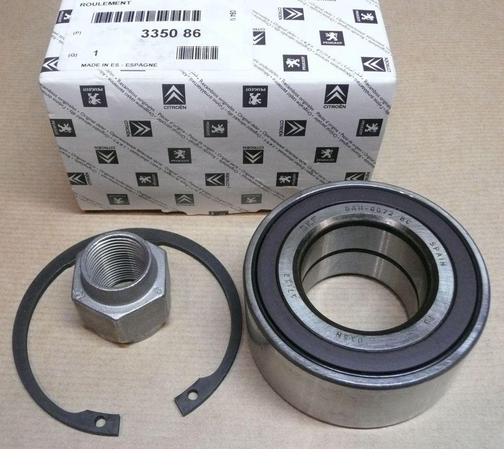 ROULEMENT DE ROUE AVANT CITROEN C2,C3,P207,208 3350.86 335086.