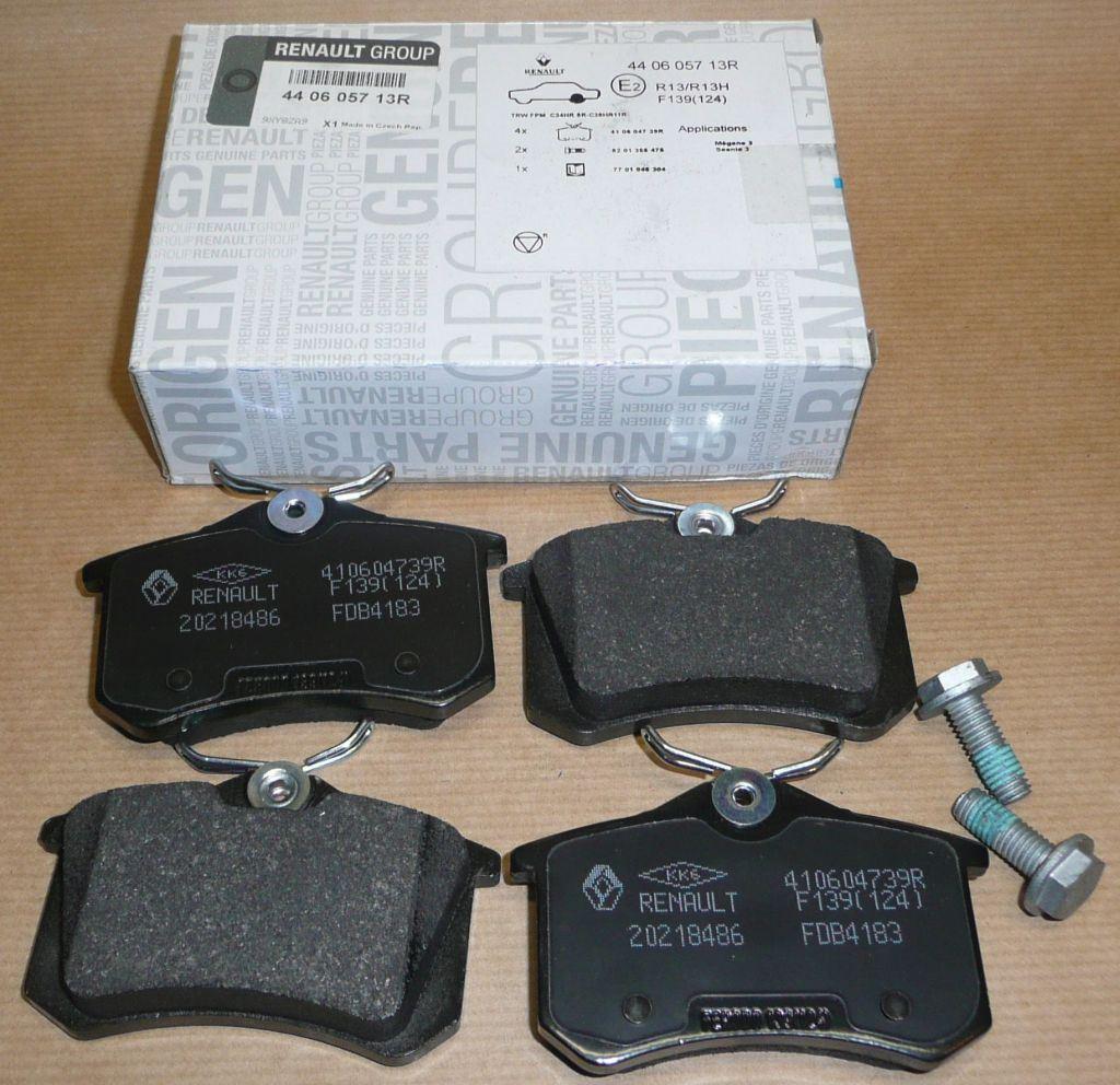 PLAQUETTE DE FREIN.RENAULT CLIO IV,MEGANE III 440605713R.
