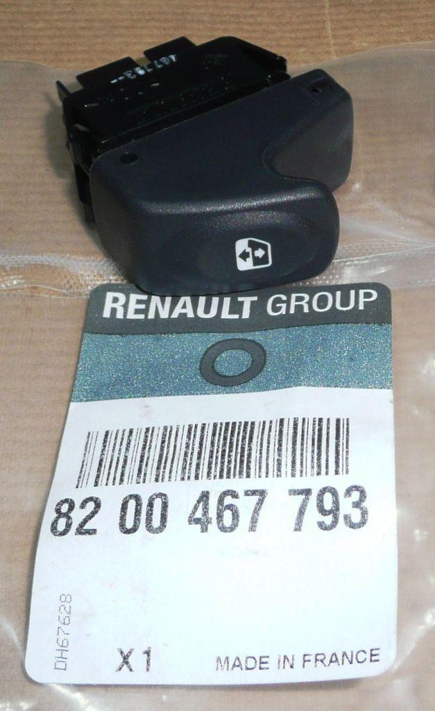 BOUTON LEVE-VITRE RENAULT CLIO II 8200467793.