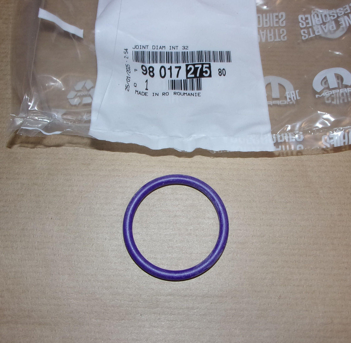 JOINT DE TUYAU REFROID.PEUGEOT 2008 9801727580.
