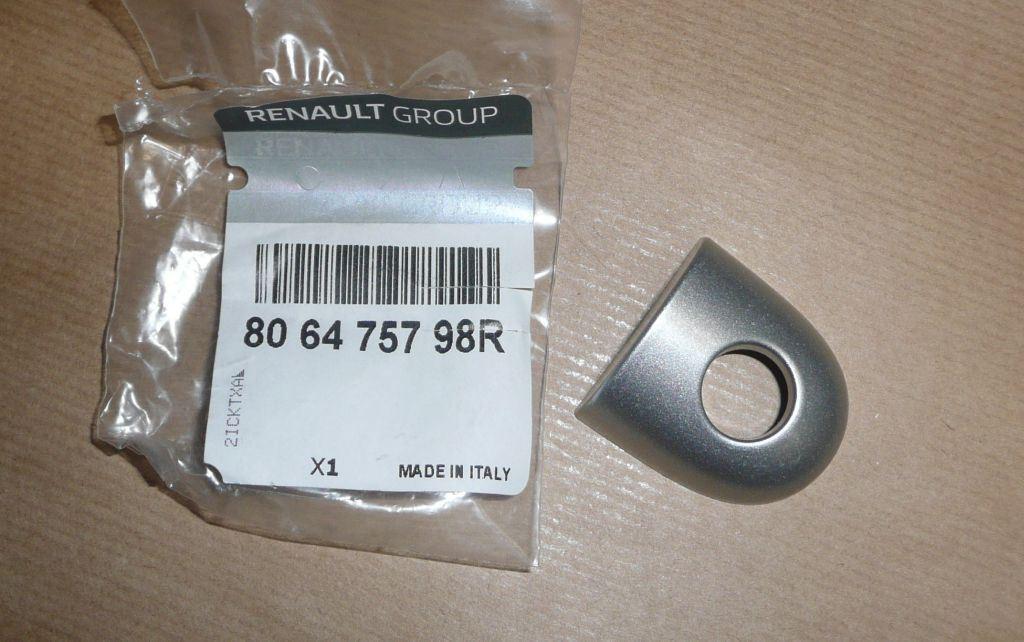 CACHE POIGNÉE DE PORTE RENAULT CLIO IV,CAPTUR, 806475798R.