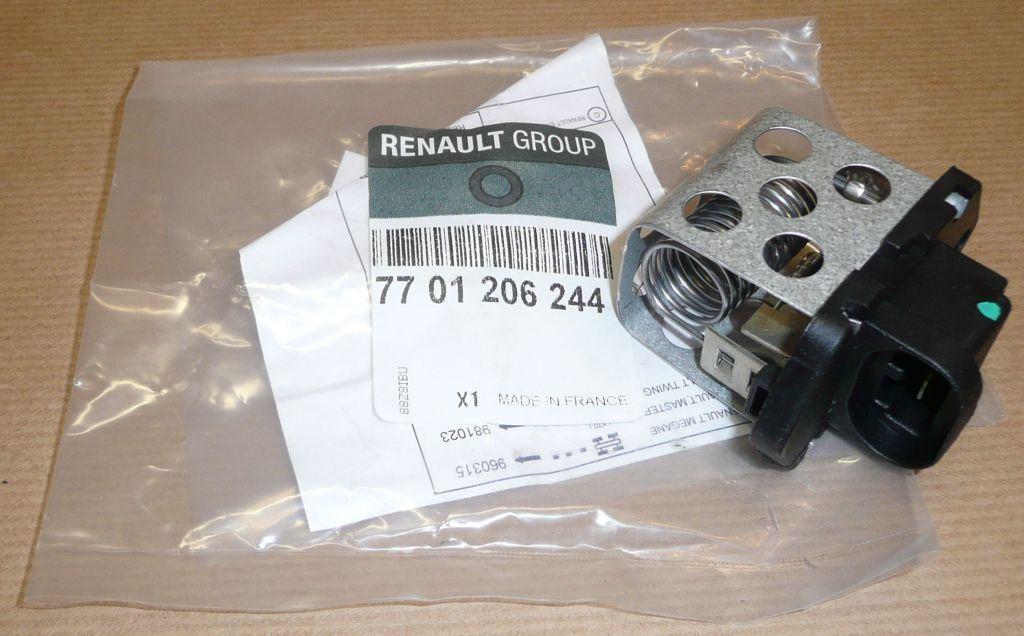 RÉSISTANCE DE VENTILATEUR RENAULT MEGANE II,CL 7701206244.