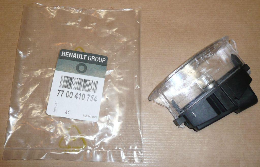 VEILLEUSE DE PLAQUE.RENAULT CLIO II,TWINGO 7700410754.