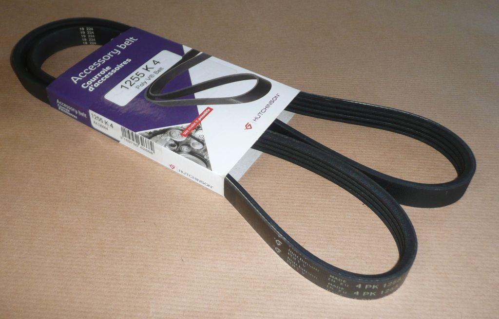 COURROIE TRAPÉZOIDALE.4PK1255 1.4,1.6 CL 7700273010.