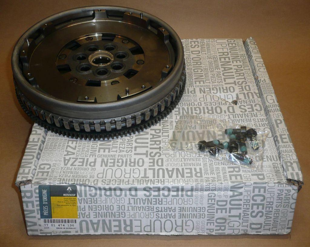 VOLANT MOTEUR BI-MASSE RENAULT LAGUNA II 1.9DC 7701474136.