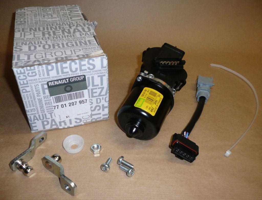 MOTEUR D'ESSUIE GLACES RENAULT KANGOO 7701207957.