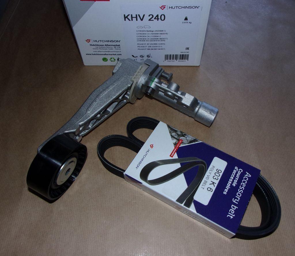 KIT DE COURROIE D'ACCESSOIRE.CITROEN C3,C4,P20 1611279180.